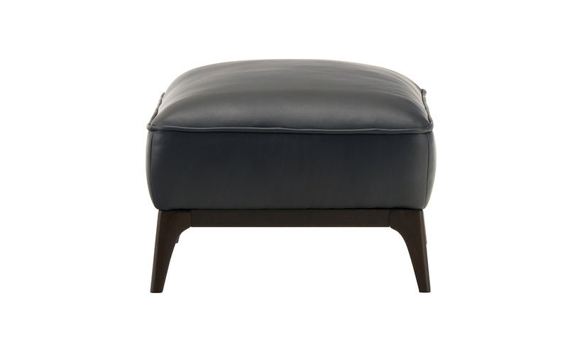 Nadia Leather Ottoman